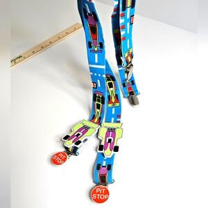 Avon Vintage Racecar Pit Stop Suspenders